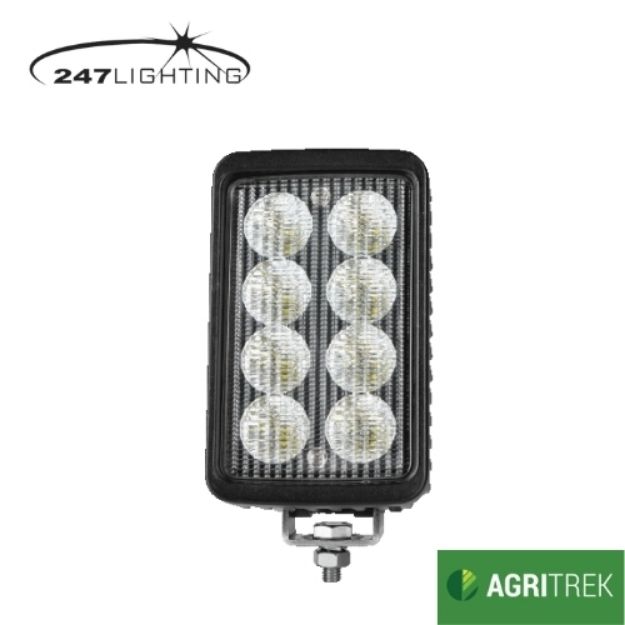 Picture of 247 WORK LAMP 6" RECT LED 9/32V 40W